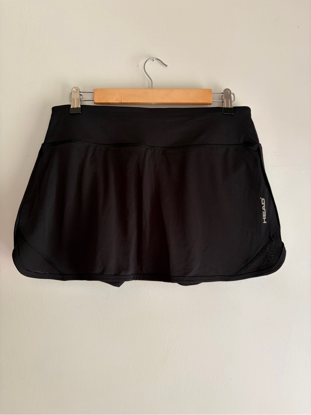 New Head Black Athletic Tennis Skirt Skort Size M - Picture 3 of 7